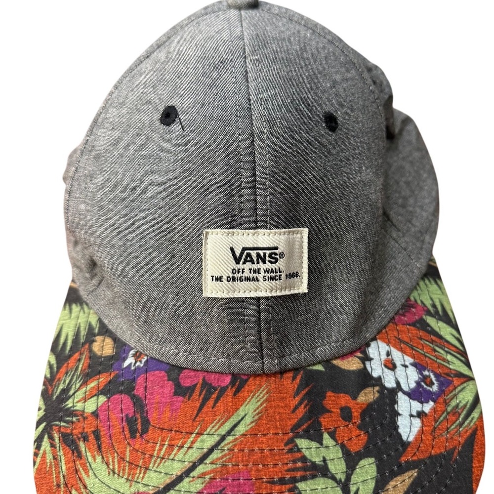 Vans Hat Cap Snapback Gray Off The Wall Skateboarding Cactus street wear‎